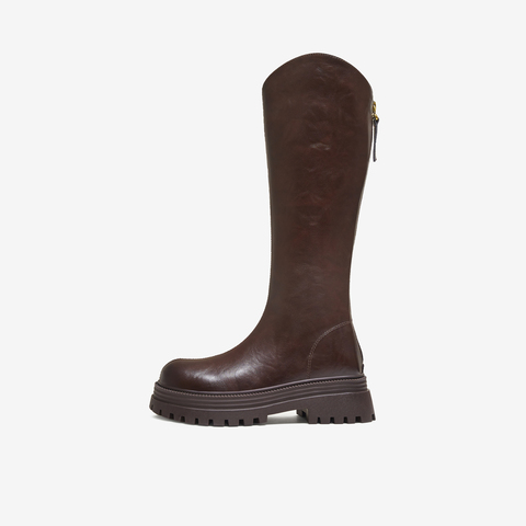 TATA/他她2025冬商场同款百搭女时尚长靴新款CE301DG5