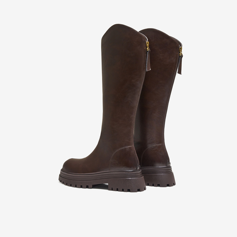 TATA/他她2025冬商场同款百搭女时尚长靴新款CE301DG5