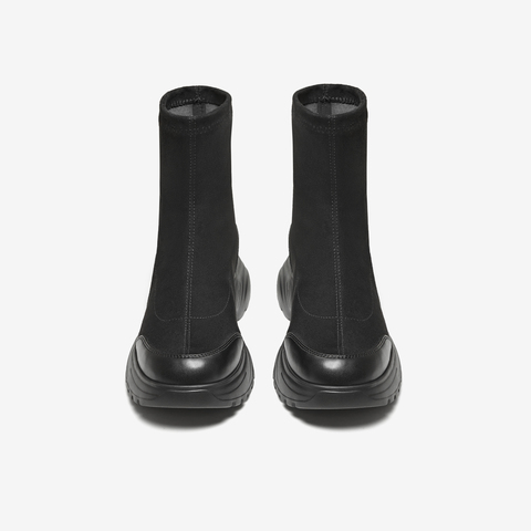 TATA/他她2025冬商场同款时尚休闲女靴百搭弹力靴新款7PJ60DZ5