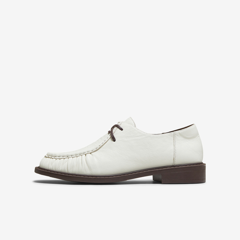 TATA/他她2025秋商场同款女百搭牛津鞋简约单鞋新款YVS01CM5