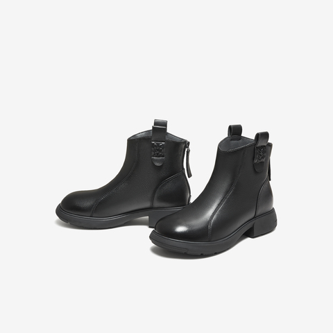 TATA/他她2025冬商场同款百搭时尚休闲短靴新款CF801DD5