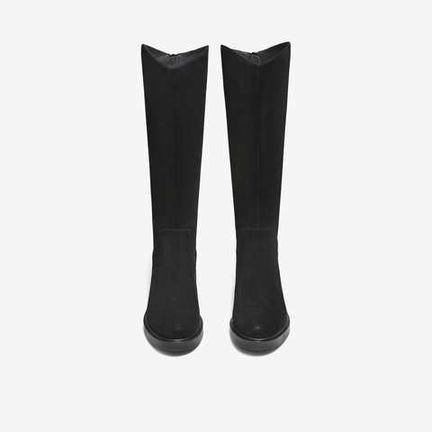 TATA/他她2025冬时尚休闲女靴百搭骑士靴新款6EH05DC5