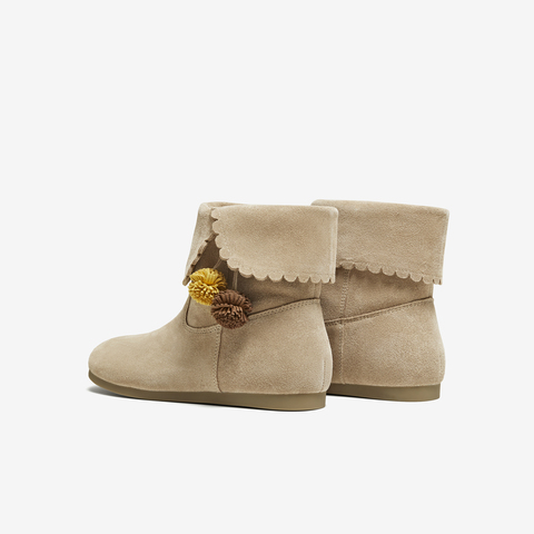 TATA/他她2025冬商场同款时尚百搭女休闲靴新款YVY01DD5