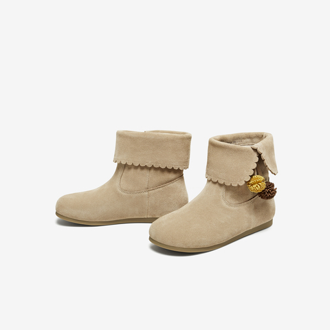 TATA/他她2025冬商场同款时尚百搭女休闲靴新款YVY01DD5