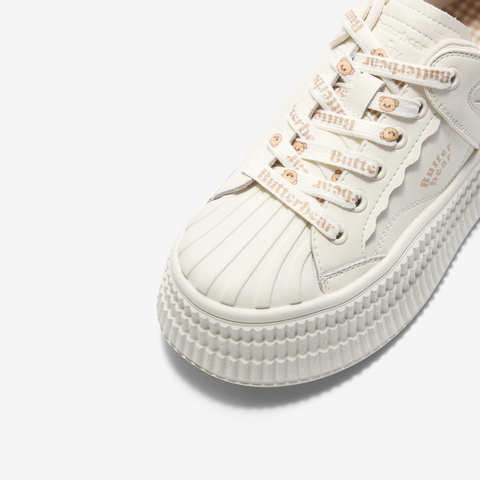 TATA/他她2025秋商场同款运动时尚休闲厚底女板鞋新款GXV01CM5