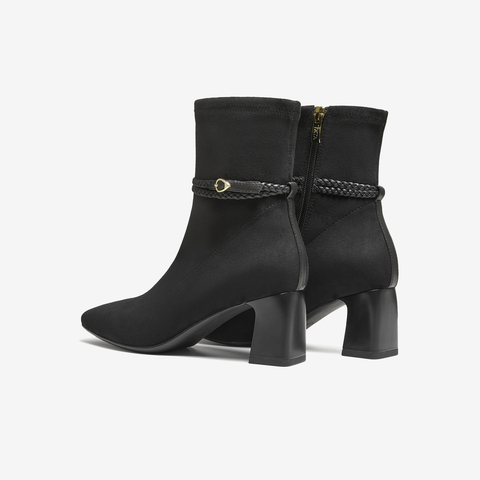 TATA/他她2025冬商场同款百搭时装靴女休闲短靴新款XWY01DZ5