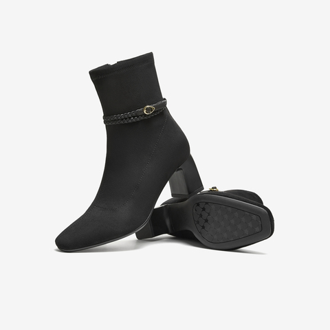 TATA/他她2025冬商场同款百搭时装靴女休闲短靴新款XWY01DZ5