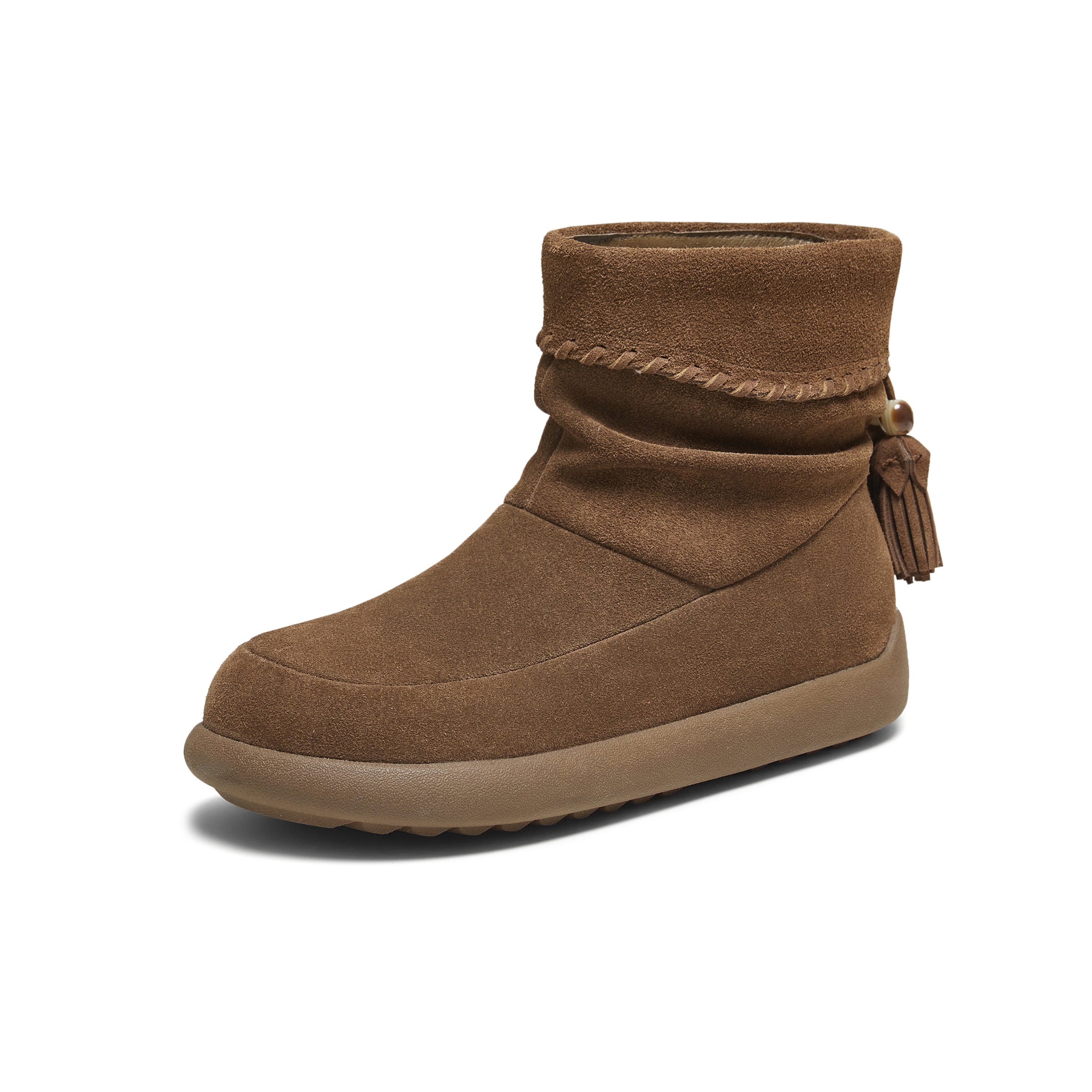 TATA/他她2025冬商场同款时尚百搭女休闲靴新款CHE01DD5