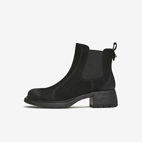 TATA/他她2025冬时尚切尔西靴女通勤显瘦新款7C844DD5