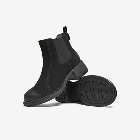 TATA/他她2025冬时尚切尔西靴女通勤显瘦新款7C844DD5