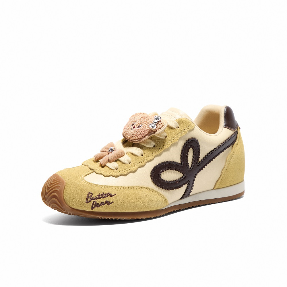 TATA/他她2025秋商场同款时尚简约休闲圆头女阿甘鞋新款GXW01CM5