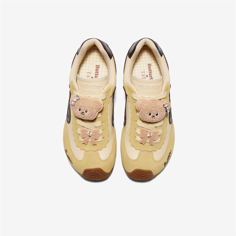 TATA/他她2025秋商场同款时尚简约休闲圆头女阿甘鞋新款GXW01CM5