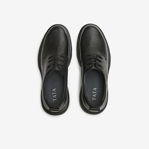 TATA/他她2025冬商场同款时尚休闲圆头男皮鞋新款VPV01DM5