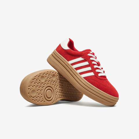 TATA/他她2025秋舒适德训鞋女百搭轻便休闲运动鞋新款WB408CM5