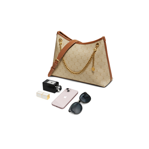 TATA/他她2025冬商场同款通勤托特包女简约单肩包新款X3525DX5