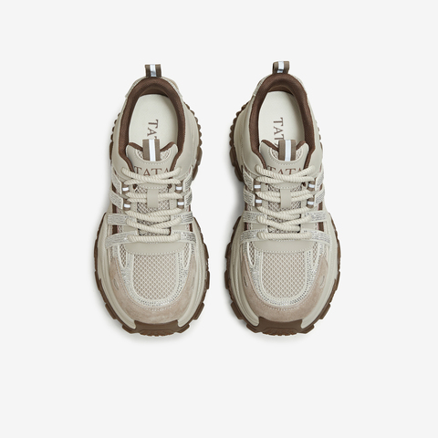 TATA/他她2025秋商场同款时尚休闲百搭女老爹鞋新款CJY01CM5