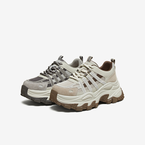 TATA/他她2025秋商场同款时尚休闲百搭女老爹鞋新款CJY01CM5