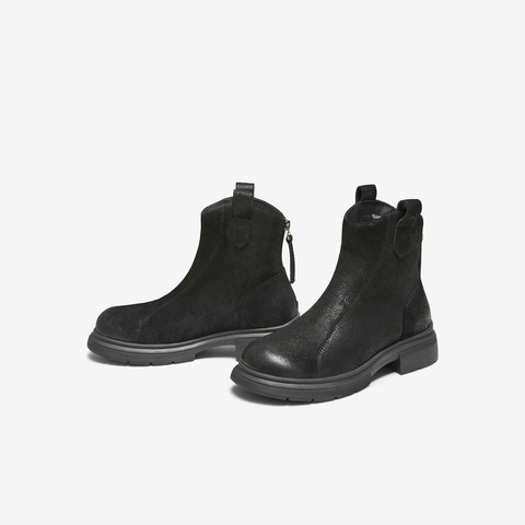 TATA/他她2025冬商场同款时尚百搭女休闲靴新款WXB08DD5