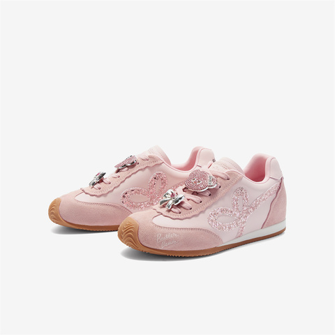 TATA/他她2025秋商场同款时尚简约休闲圆头女阿甘鞋新款GXW01CM5