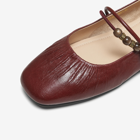 TATA/他她2025秋商场同款浅口女日常休闲玛丽珍鞋新款Y8GA8CQ5