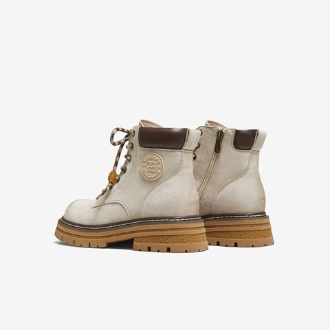 TATA/他她2025冬百搭女复古工装靴时尚短靴新款CG701DD5