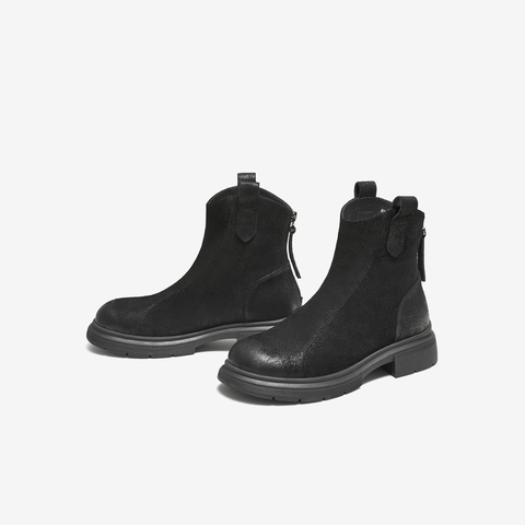 TATA/他她2025冬商场同款时尚百搭女休闲靴新款WXB08DD5