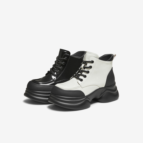 TATA/他她2025冬百搭时尚简约女马丁靴新款CCJ08DD5