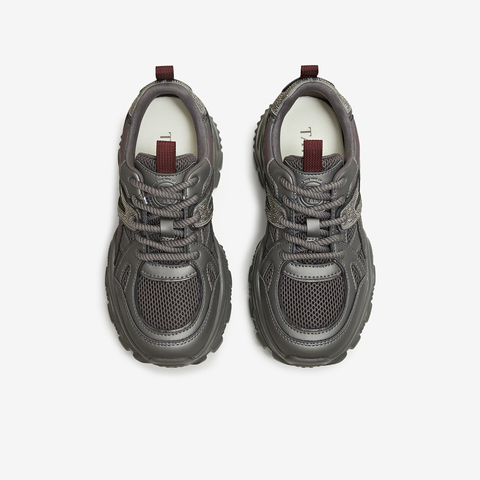 TATA/他她2025秋商场同款时尚休闲百搭女老爹鞋新款CJZ01CM5