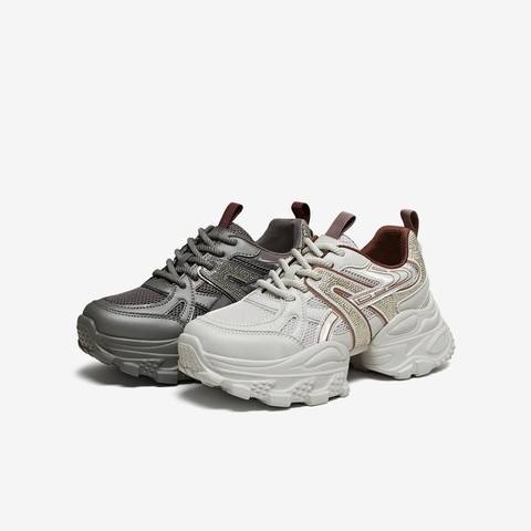 TATA/他她2025秋商场同款时尚休闲百搭女老爹鞋新款CJZ01CM5