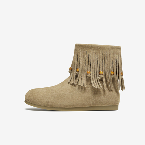 TATA/他她2025冬商场同款时尚百搭女休闲靴新款YVZ01DD5