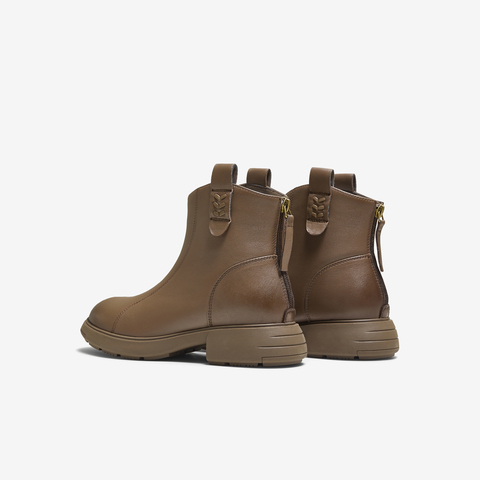 TATA/他她2025冬商场同款百搭时尚休闲短靴新款CF801DD5