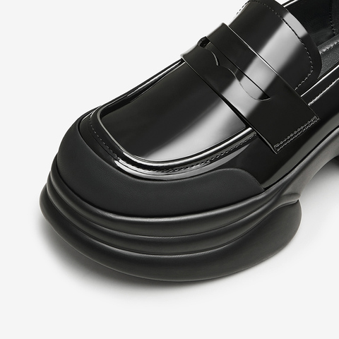 TATA/他她2024秋女时尚休闲乐福鞋新款CCJ01CA5