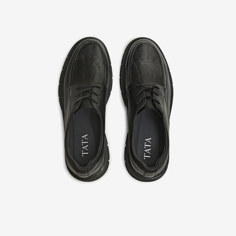 TATA/他她2025冬商场同款时尚休闲男皮鞋新款72W30DM5