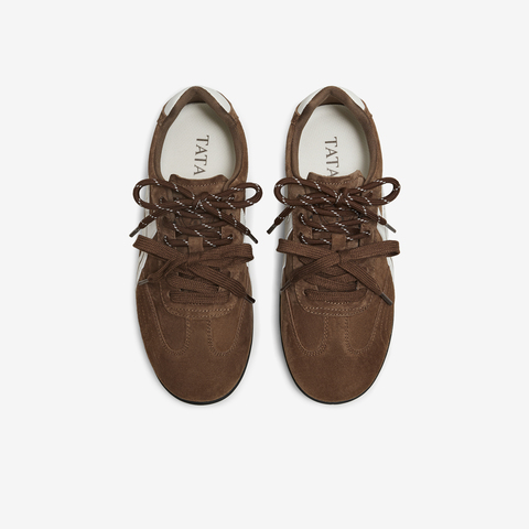 TATA/他她2025秋阿甘鞋女透气休闲运动鞋新款C2A01CM5