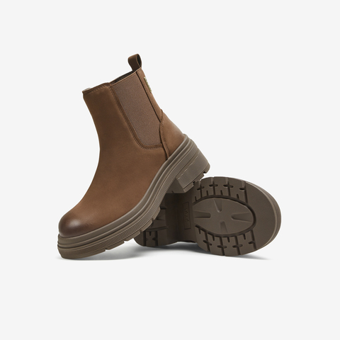 TATA/他她2025冬商场同款百搭简约女切尔西靴新款W3M05DD5