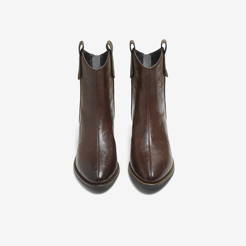 TATA/他她2025冬商场同款复古女时尚休闲西部靴新款UVF01DZ5