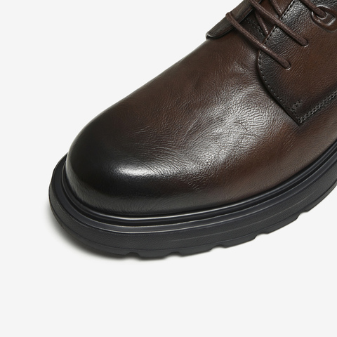 TATA/他她2025冬商场同款时尚休闲圆头男皮鞋新款VPV01DM5