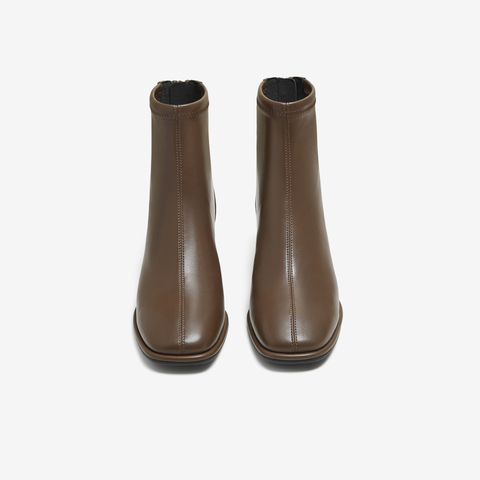 TATA/他她2025冬商场同款百搭女复古时尚短靴新款WYX04DD5