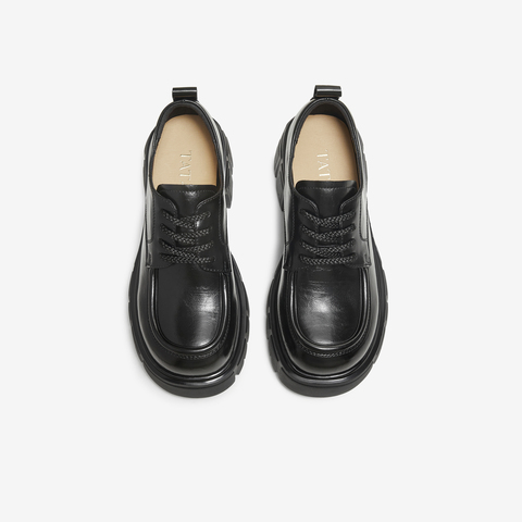 TATA/他她2025秋商场同款女牛津鞋简约系带单鞋新款CHY05CM5