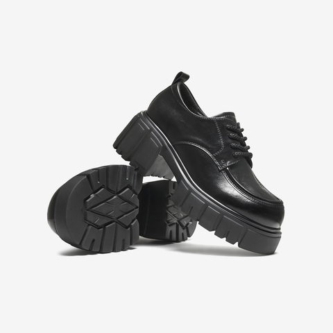 TATA/他她2025秋商场同款女牛津鞋简约系带单鞋新款CHY05CM5