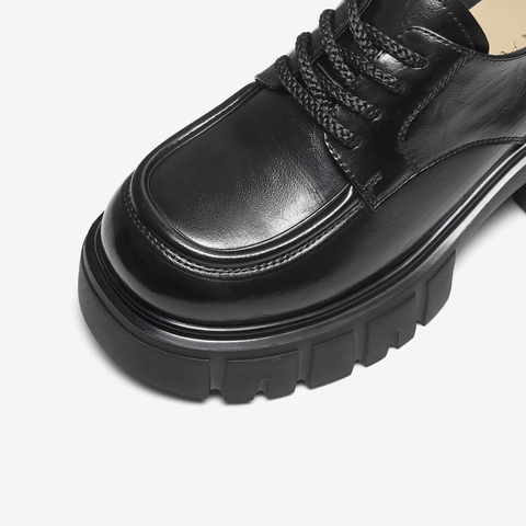 TATA/他她2025秋商场同款女牛津鞋简约系带单鞋新款CHY05CM5