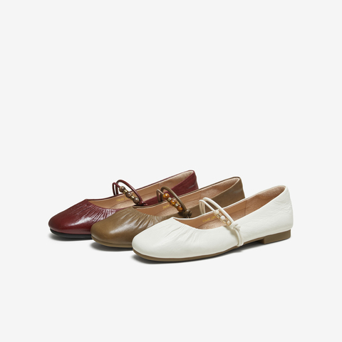 TATA/他她2025秋商场同款浅口女日常休闲玛丽珍鞋新款Y8GA8CQ5