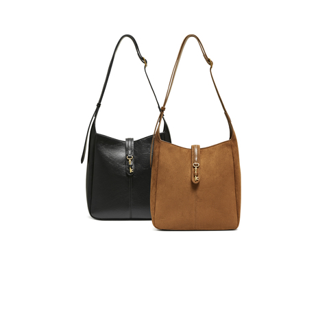 TATA/他她2025冬商场同款简约通勤水桶包新款X3531DX5