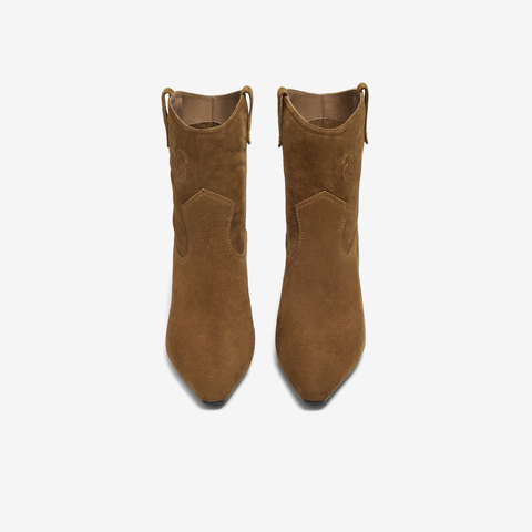 TATA/他她2025冬商场同款百搭时装靴女休闲短靴新款UVV01DZ5