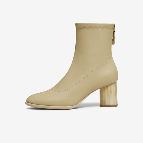 TATA/他她2025冬商场同款百搭通勤时装靴女休闲短靴新款