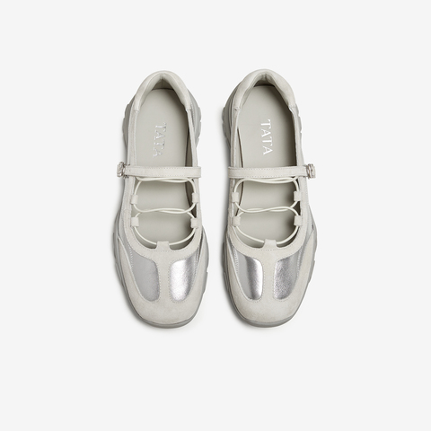 TATA/他她2025秋商场同款时尚休闲女玛丽珍鞋新款CWS01CQ5