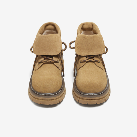 TATA/他她2025冬百搭女复古工装靴时尚短靴新款CG601DD5