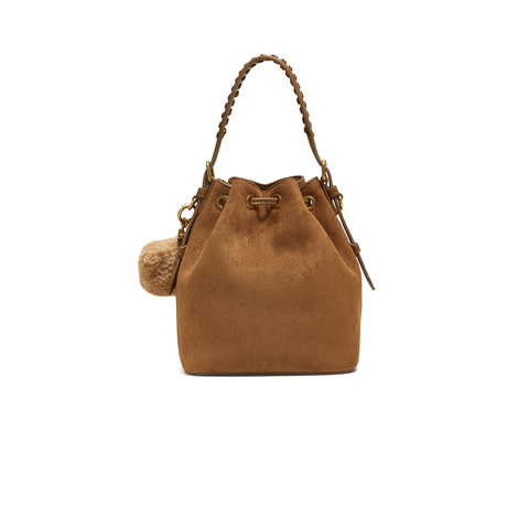 TATA/他她2025冬商场同款时尚百搭编织水桶包新款X3524DX5