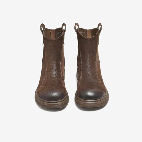 TATA/他她2025冬商场同款时尚百搭女休闲靴新款WXB08DD5