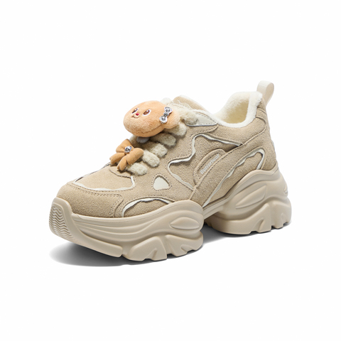 TATA/他她2025冬商场同款百搭时尚简约女老爹鞋新款GXX02DM5